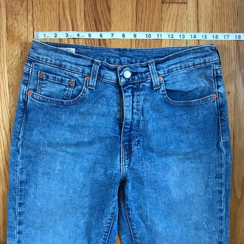 Levi's 514 Flex Classic Straight Blue Denim Jeans 33x30